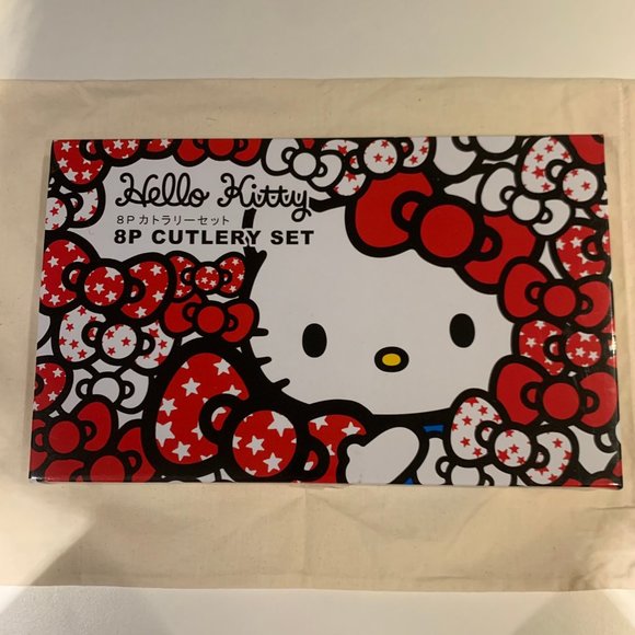 Hello Kitty 8PC Cutlery Set 2015 - Picture 4 of 11